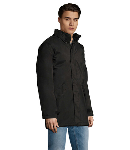 ROBYN UNISEX PARKA - Schwarz bedrucken, Art.-Nr. S02109-BK-XS ROBYN UNISEX PARKA - Schwarz bedrucken, Art.-Nr. S02109-BK-XS