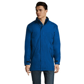 ROBYN UNISEX PARKA - Royal Blue bedrucken, Art.-Nr. S02109-RB-XXL