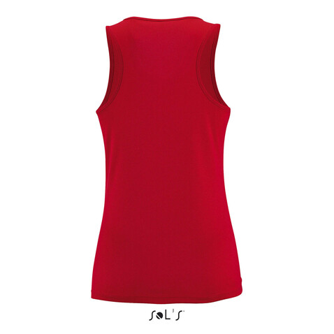 SPORTY TT WOMEN TANK TOP - Red bedrucken, Art.-Nr. S02117-RD-M SPORTY TT WOMEN TANK TOP - Red bedrucken, Art.-Nr. S02117-RD-M