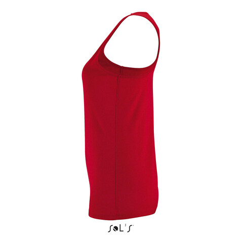 SPORTY TT WOMEN TANK TOP - Red bedrucken, Art.-Nr. S02117-RD-M SPORTY TT WOMEN TANK TOP - Red bedrucken, Art.-Nr. S02117-RD-M