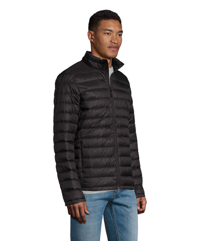 WILSON HERREN Jacke380T - Schwarz bedrucken, Art.-Nr. S02898-BK-XL WILSON HERREN Jacke380T - Schwarz bedrucken, Art.-Nr. S02898-BK-XL