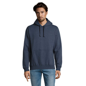 SPENCER Herren Sweater 280 - Heather Denim bedrucken, Art.-Nr. S02991-HD-3XL