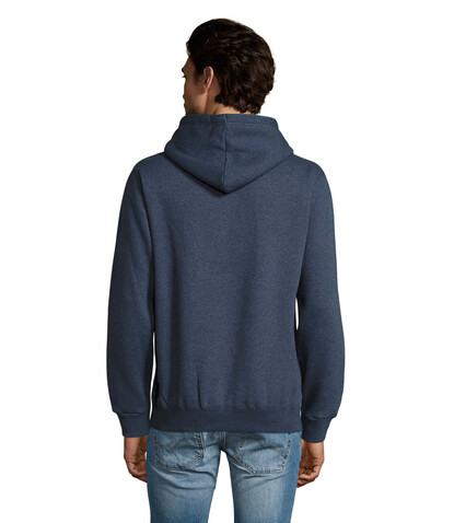 SPENCER Herren Sweater 280 - Heather Denim bedrucken, Art.-Nr. S02991-HD-XS