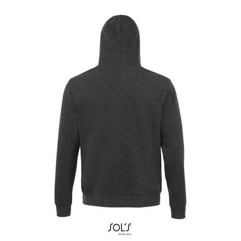 SPENCER Herren Sweater 280 - Charcoal Melange bedrucken, Art.-Nr. S02991-CE-XL