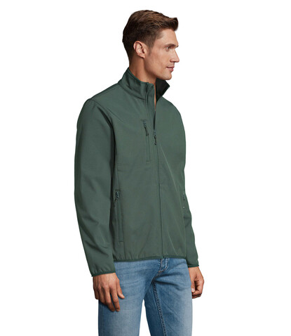 RADIAN MEN SOFTSHELL - Forest Green bedrucken, Art.-Nr. S03090-FG-M