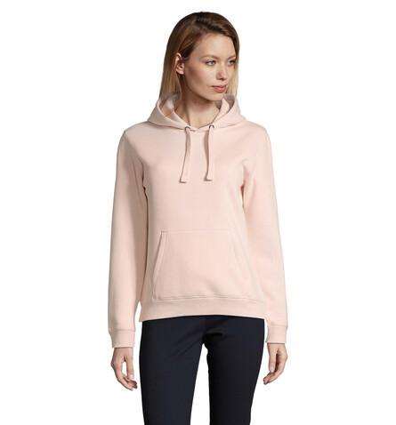 SPENCER Damen Sweater 280g - Cremiges Rosa bedrucken, Art.-Nr. S03103-CP-M