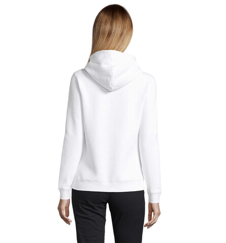 SPENCER Damen Sweater 280g - White bedrucken, Art.-Nr. S03103-WH-XXL