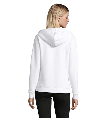 SPIKE HOOD DAMEN 280gr - White bedrucken, Art.-Nr. S03106-WH-L SPIKE HOOD DAMEN 280gr - White bedrucken, Art.-Nr. S03106-WH-L