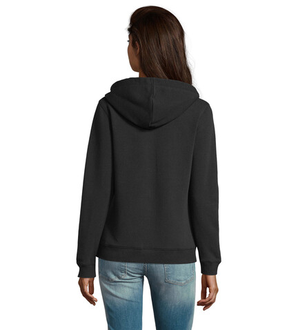 SPIKE HOOD DAMEN 280gr - Schwarz bedrucken, Art.-Nr. S03106-BK-XL