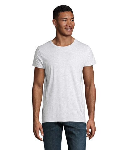 PIONEER MEN T-Shirt 175g - Ash bedrucken, Art.-Nr. S03565-AS-4XL