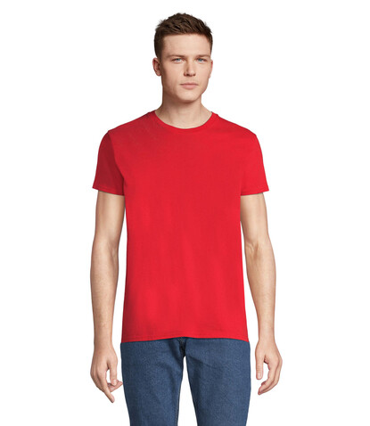 PIONEER MEN T-Shirt 175g - Bright Red bedrucken, Art.-Nr. S03565-BT-XXL