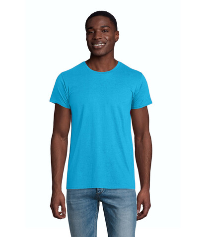 PIONEER MEN T-Shirt 175g - Aqua bedrucken, Art.-Nr. S03565-AQ-XS PIONEER MEN T-Shirt 175g - Aqua bedrucken, Art.-Nr. S03565-AQ-XS