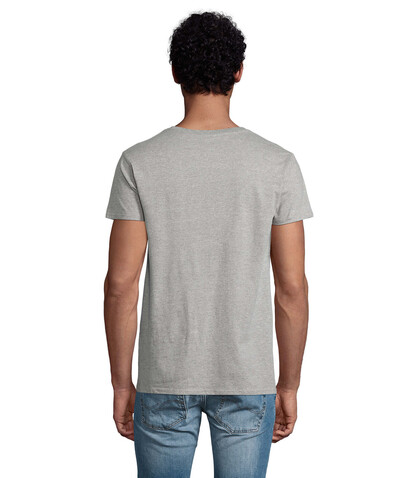 PIONEER MEN T-Shirt 175g - Graue Melange bedrucken, Art.-Nr. S03565-GM-4XL