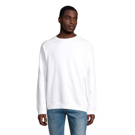 SPACE Unisex Sweater 280g - White bedrucken, Art.-Nr. S03567-WH-XXS