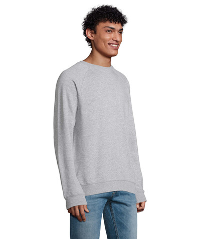 SPACE Unisex Sweater 280g - Grau-Melange 2 bedrucken, Art.-Nr. S03567-GY-XL SPACE Unisex Sweater 280g - Grau-Melange 2 bedrucken, Art.-Nr. S03567-GY-XL