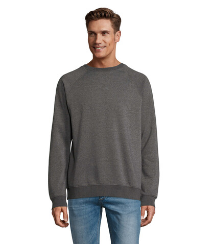 SPACE Unisex Sweater 280g - Charcoal Melange bedrucken, Art.-Nr. S03567-CE-XL SPACE Unisex Sweater 280g - Charcoal Melange bedrucken, Art.-Nr. S03567-CE-XL