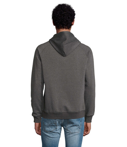 STELLAR Unisex Hoodie - Charcoal Melange bedrucken, Art.-Nr. S03568-CE-M