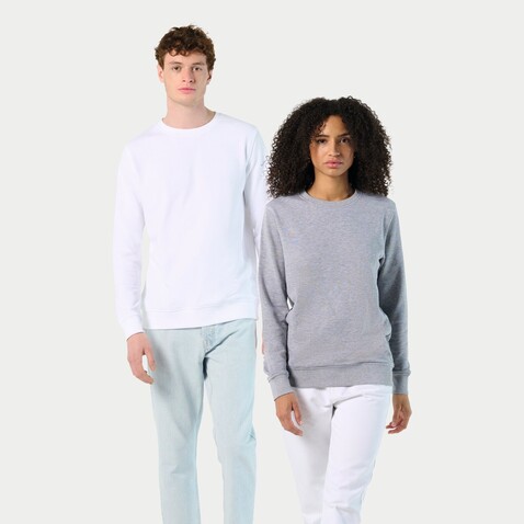 COMET SWEATER 280g - White bedrucken, Art.-Nr. S03574-WH-M COMET SWEATER 280g - White bedrucken, Art.-Nr. S03574-WH-M