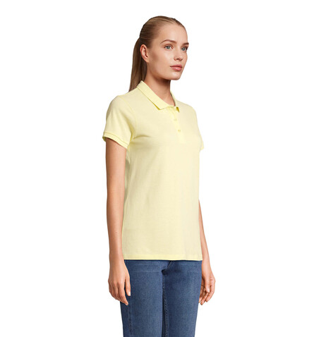 PLANET WOMEN Polo 170g - Hellgelb bedrucken, Art.-Nr. S03575-LY-L PLANET WOMEN Polo 170g - Hellgelb bedrucken, Art.-Nr. S03575-LY-L