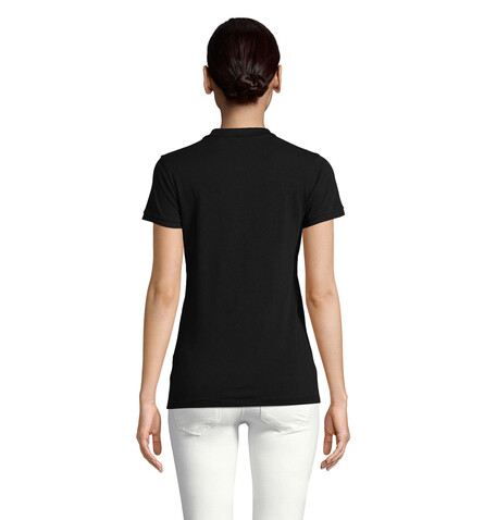 PLANET WOMEN Polo 170g - Schwarz bedrucken, Art.-Nr. S03575-BK-XL