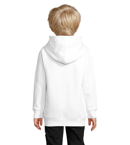 STELLAR KINDER KAPUZENPULLI - White bedrucken, Art.-Nr. S03576-WH-L