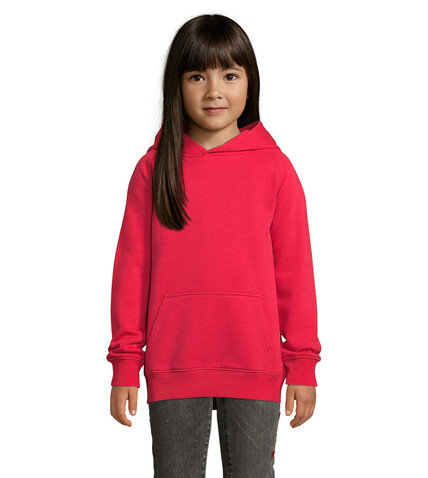 STELLAR KINDER KAPUZENPULLI - Red bedrucken, Art.-Nr. S03576-RD-XXL