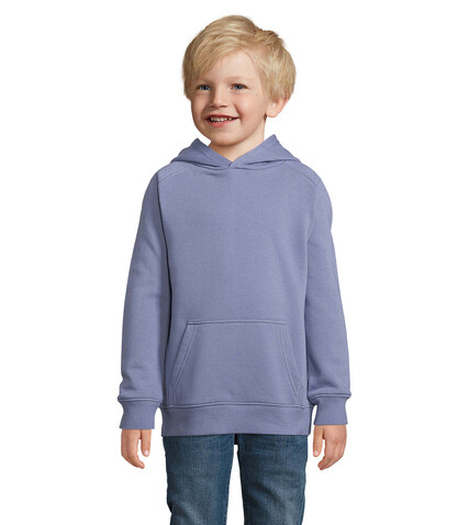 STELLAR KINDER KAPUZENPULLI - Bleu bedrucken, Art.-Nr. S03576-BL-3XL