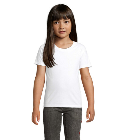 PIONEER KINDERT-SHIRT 175g - White bedrucken, Art.-Nr. S03578-WH-3XL