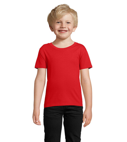 PIONEER KINDERT-SHIRT 175g - Red bedrucken, Art.-Nr. S03578-RD-3XL