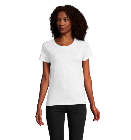 PIONEER WOMEN T-Shirt 175g - Ash bedrucken, Art.-Nr. S03579-AS-M