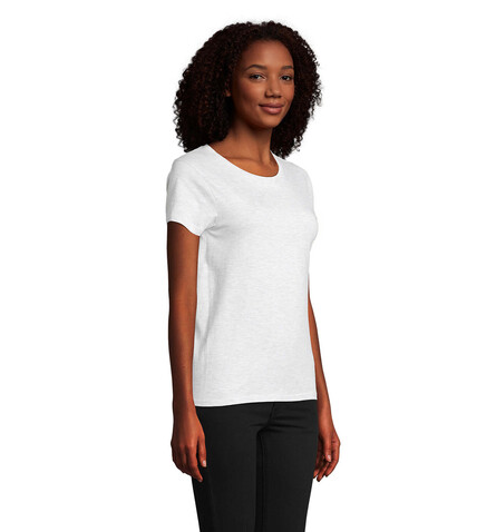 PIONEER WOMEN T-Shirt 175g - Ash bedrucken, Art.-Nr. S03579-AS-M