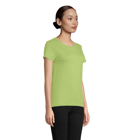 PIONEER WOMEN T-Shirt 175g - Apple Green bedrucken, Art.-Nr. S03579-AG-L