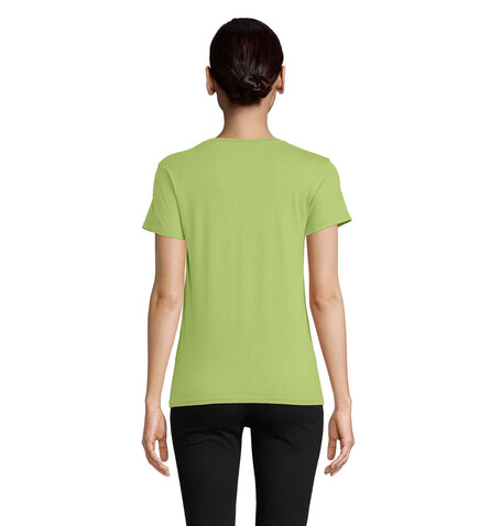 PIONEER WOMEN T-Shirt 175g - Apple Green bedrucken, Art.-Nr. S03579-AG-L