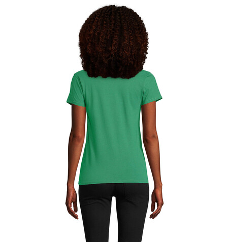 PIONEER WOMEN T-Shirt 175g - Kelly Green bedrucken, Art.-Nr. S03579-KG-L PIONEER WOMEN T-Shirt 175g - Kelly Green bedrucken, Art.-Nr. S03579-KG-L