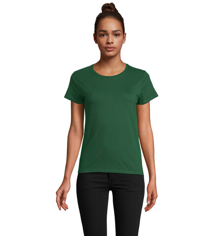 PIONEER WOMEN T-Shirt 175g - Bottle Green bedrucken, Art.-Nr. S03579-BO-XXL