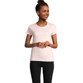 CRUSADER WOMEN T-Shirt 150g - Heather Pink bedrucken, Art.-Nr. S03581-HP-XXL