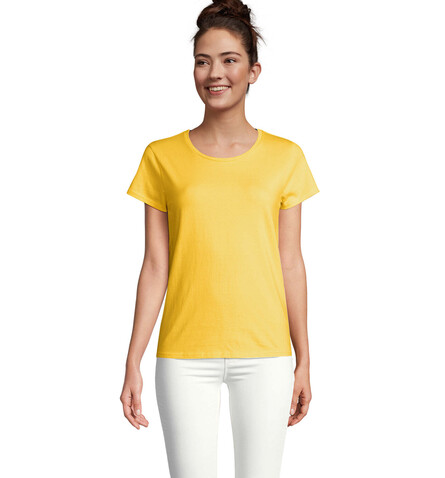 CRUSADER WOMEN T-Shirt 150g - Gold bedrucken, Art.-Nr. S03581-GO-L CRUSADER WOMEN T-Shirt 150g - Gold bedrucken, Art.-Nr. S03581-GO-L