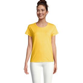 CRUSADER WOMEN T-Shirt 150g - Gold bedrucken, Art.-Nr. S03581-GO-XXL