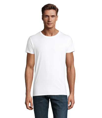 CRUSADER MEN T-Shirt 150g - White bedrucken, Art.-Nr. S03582-WH-XS