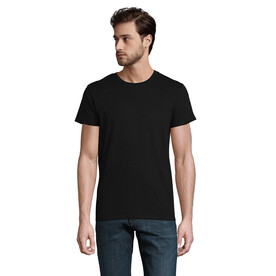 CRUSADER MEN T-Shirt 150g - Deep Black bedrucken, Art.-Nr. S03582-DB-4XL