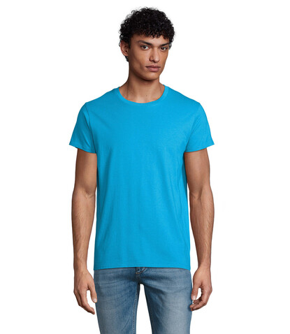 CRUSADER MEN T-Shirt 150g - Aqua bedrucken, Art.-Nr. S03582-AQ-XL CRUSADER MEN T-Shirt 150g - Aqua bedrucken, Art.-Nr. S03582-AQ-XL