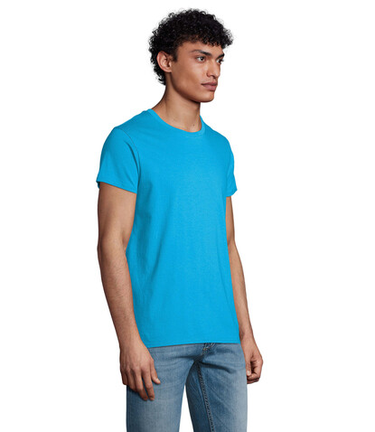 CRUSADER MEN T-Shirt 150g - Aqua bedrucken, Art.-Nr. S03582-AQ-XL CRUSADER MEN T-Shirt 150g - Aqua bedrucken, Art.-Nr. S03582-AQ-XL