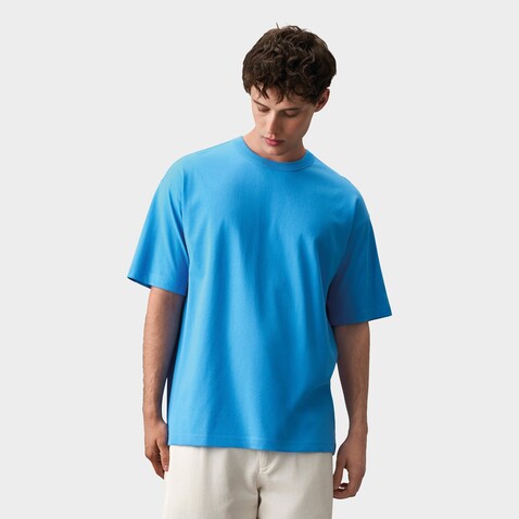 BOXY MEN T-SHIRT OVERSIZE - Azure bedrucken, Art.-Nr. S03806-IR-M BOXY MEN T-SHIRT OVERSIZE - Azure bedrucken, Art.-Nr. S03806-IR-M