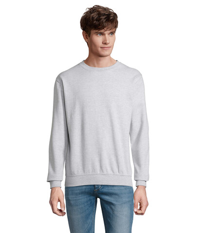 COLUMBIA UNISEX SWEATSHIRT - Grau-Melange 2 bedrucken, Art.-Nr. S03814-GY-L