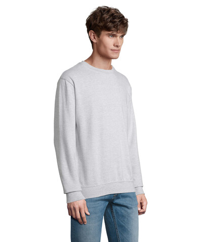 COLUMBIA UNISEX SWEATSHIRT - Grau-Melange 2 bedrucken, Art.-Nr. S03814-GY-L