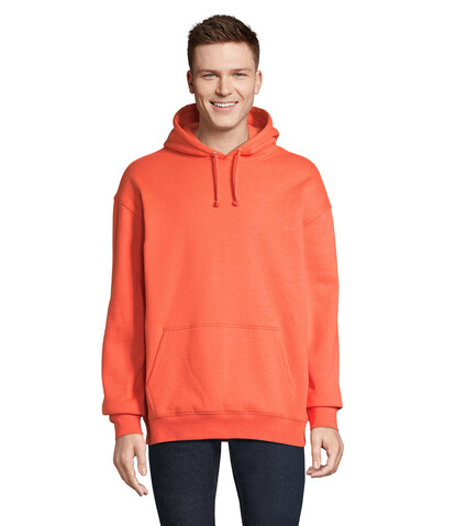 CONDOR Unisex Hoodie - Pop Orange bedrucken, Art.-Nr. S03815-PO-3XL CONDOR Unisex Hoodie - Pop Orange bedrucken, Art.-Nr. S03815-PO-3XL