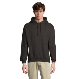 CONDOR Unisex Hoodie - Schwarz bedrucken, Art.-Nr. S03815-BK-3XL