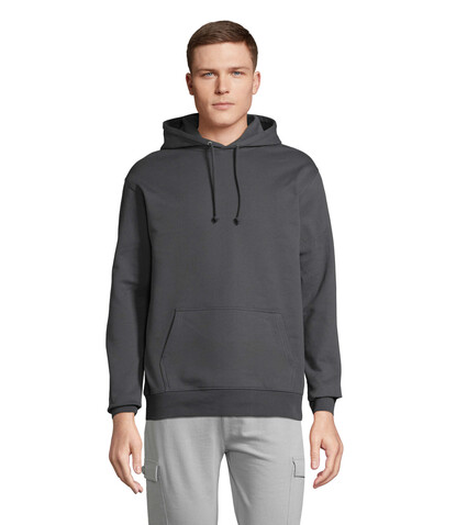 CONDOR Unisex Hoodie - Mausgrau bedrucken, Art.-Nr. S03815-MU-S