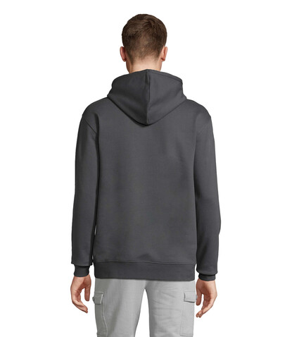 CONDOR Unisex Hoodie - Mausgrau bedrucken, Art.-Nr. S03815-MU-S