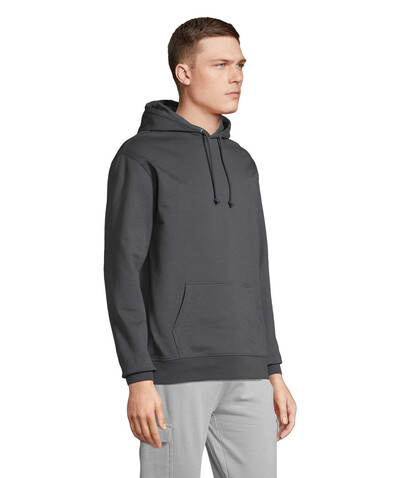 CONDOR Unisex Hoodie - Mausgrau bedrucken, Art.-Nr. S03815-MU-S